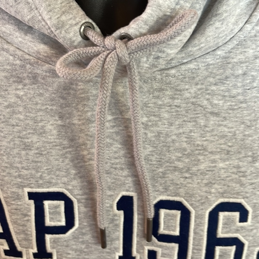The Gap 1969 Pullover Hoodie Sweatshirt - Gray, Unisex - Picture 6 of 7